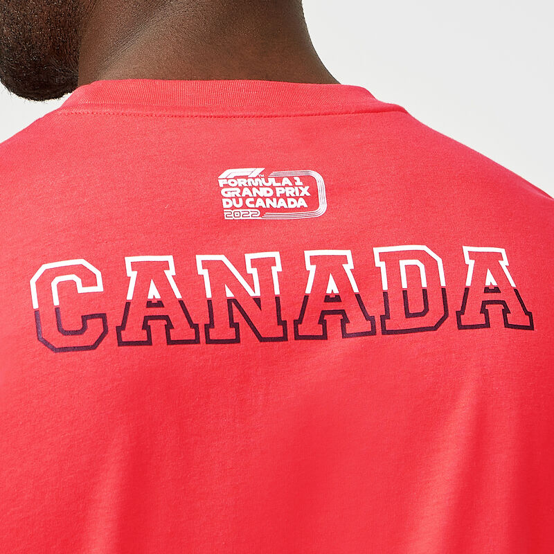 F1 FW RS CANADA TEE - red